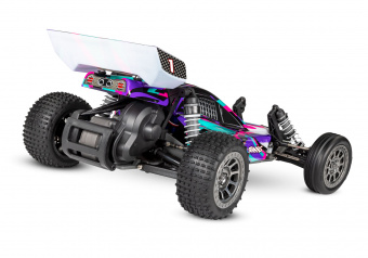 Радиоуправляемая багги TRAXXAS BANDIT 1:10 Brushless 2WD RTR W/MAG 272 TRANS PRPL