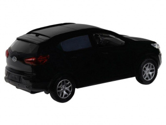 Машина ''АВТОПАНОРАМА'' KIA SPORTAGE R, черный, 1/39, инерция, в/к 17,5*12,5*6,5 см