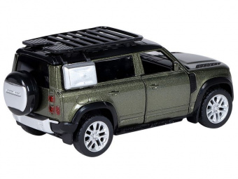 Машина АВТОПАНОРАМА Land Rover Defender 110, 1/43, оливковый, инерция, в/к 17,5*12,5*6,5 см