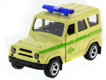 Машина ''АВТОПАНОРАМА'' инерц. УАЗ (инкассация) 1/50, в/к 12*7*5,5 см