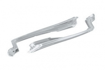 LED lens, front, clear (left & right)
