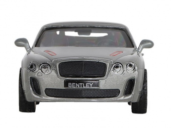 Машина ''АВТОПАНОРАМА'' Bentley Supersport ISR серый, 1/43, инерция, в/к 17,5*12,5*6,5 см