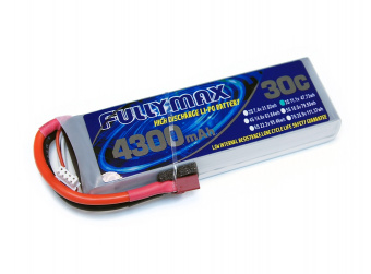 Аккумулятор LiPo Fullymax 11.1V 4300мАч 30C