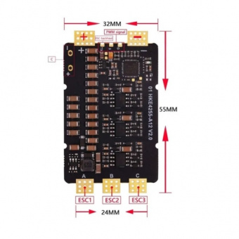 Регулятор оборотов HAKRC ESC 120A 3-8S