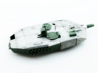 Металлическая башня для танка Leopard 2A6 c ИК-пушкой и вращением на 360°, неокрашеная