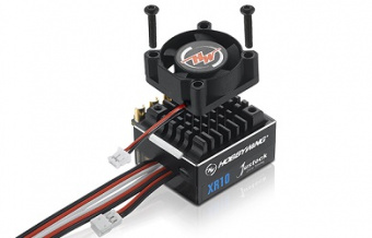 Бесколлекторный регулятор Hobbywing XERUN-XR10-Justock-Black-G3 (60A-380A, 1/10, 1/12)