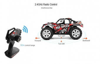 Радиоуправляемый монстр WL Toys 4WD RTR масштаб 1:18 2.4G