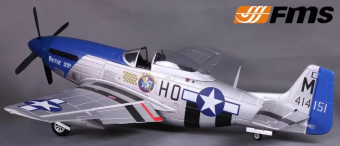 Радиоуправляемый самолёт FMS P-51D Mustang P2 1400MM