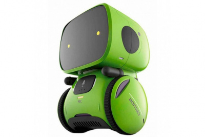 Интеллектуальный интерактивный робот зеленый WLToys AT001