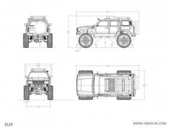 Радиоуправляемая внедорожник Cross RC SU4B