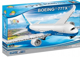 Конструктор COBI Самолет BOEING 777X / 625 Дет / 26602