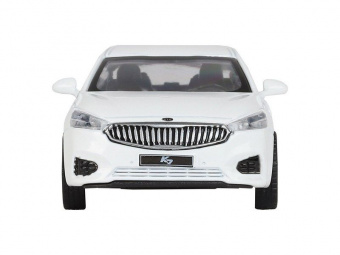 Машина ''АВТОПАНОРАМА'' KIA K7, белый, 1/41, инерция, в/к 17,5*12,5*6,5 см