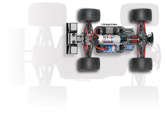 Радиоуправляемая трагги TRAXXAS E-Revo 1:16 4WD Brushed TQ Fast Charger