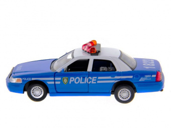 Машина Kinsmart ''Ford Crown Victoria'' (police) инерция (1/12шт) 1:42 б/к