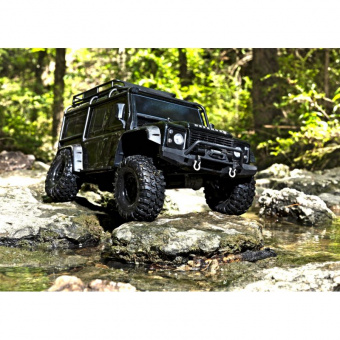 Радиоуправляемая трофи TRAXXAS TRX-4 1/10 CRAWLER SAND Черный + лебедка