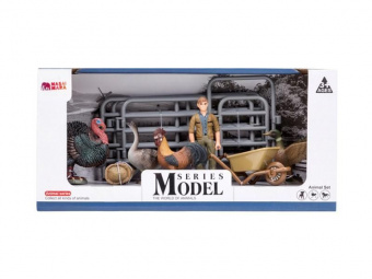 Игрушки фигурки MASAI MARA ММ205-013 в наборе серии На ферме 8 пр.