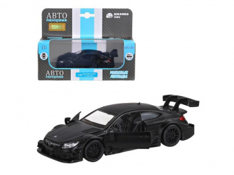 Машина ''АВТОПАНОРАМА'' Mercedes-AMG C 63 DTM, черный матовый, 1/43, инерция, в/к 17,5*12,5*6,5 см