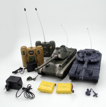 Радиоуправляемый танковый бой T90 и Tiger King 1:28 - 99820