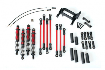 Комплект увеличения клиренса Long Arm Lift Kit для TRX-4 (красное анодирование) TRA8140R