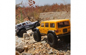 Модель для трофи Axial 1/24 SCX24 2019 Jeep Wrangler JLU CRC 4WD Brushed RTR