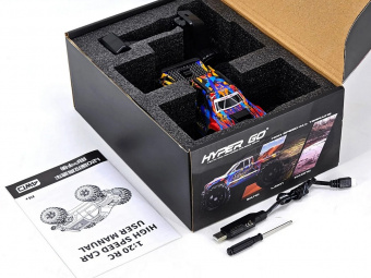 Радиоуправляемый монстр MJX Hyper Go 20208 Brushless 4WD 2.4G LED 1/20 RTR