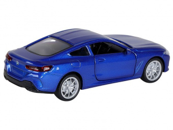 Машина АВТОПАНОРАМА BMW M850i Coupé, 1/44, синий, инерция, откр. двери, в/к 17,5*12,5*6,5 см