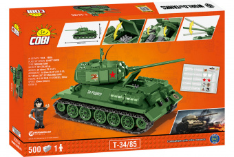 Конструктор COBI Танк T-34/85 COBI-3005A