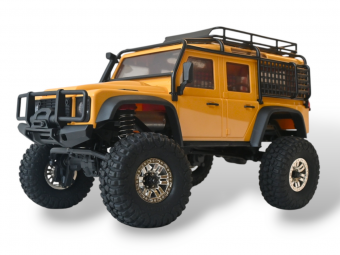 Радиоуправляемый краулер Remo Hobby OFF-ROAD (желтый) 4WD 2.4G 1/18 RTR