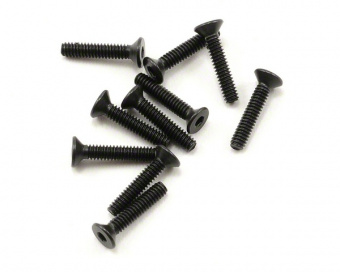 FLAT HEAD HEX CS SCREW M2x10mm (10pcs)