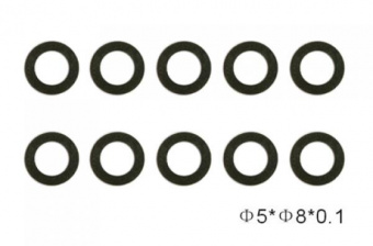 002377 Набор дистанционных шайб 5*8*0,1мм