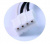 Светодиоды LED с Angeleye (БЕЛ) (YR Plug) 1 пара