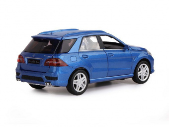 Машина ''АВТОПАНОРАМА'' Mercedes-Benz ML63 AMG, синий, 1/32, свет, звук, инерция, в/к 17,5*13,5*9 см