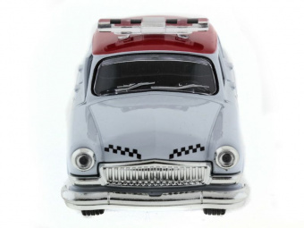 Машина ''АВТОПАНОРАМА'' инерц.ГАЗ-21 (такси) 1/43, в/к 14*7*5,5 см