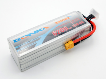 Аккумулятор LiPo Bonka 6200мАч 35C 22.2V