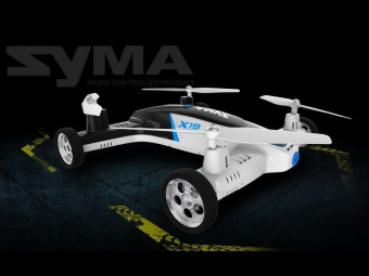 Р/У квадрокоптер Syma X19W Летающая машина с FPV трансляцией Wi-Fi 6-AXIS 2.4G RTF