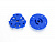 Пластины фиксации сцепления 2шт для Remo Hobby 1/8, тюнинг, синие