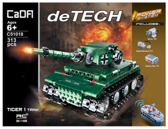Радиоуправляемый конструктор CaDa Танк C51018W (313 деталей)