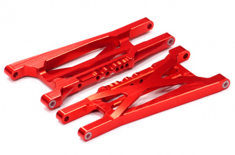 Рычаги нижние (крас) для Traxxas 1/10 Slash 4x4