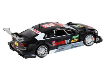 Машина ''АВТОПАНОРАМА'' Audi RS 5 DTM, черный матовый, 1/32, свет, звук, инерция, в/к 17,5*13,5*9 см