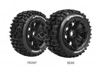 Колеса в сборе B-PIONEER 1/5 BUGGY REAR TIRE SPORT