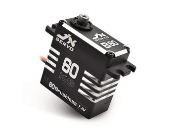 Сервомашинка цифровая JX Servo B60 (87г/62/0.11/7.4V) бесколлекторная, Full metal