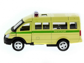 Машина ''АВТОПАНОРАМА'' инерц. ГАЗель (инкасация) 1/50, в/к 14,5*8*5,5 см