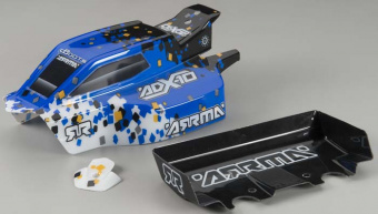 Корпус ARRMA ADX-10 2013 ''Pixel'' and Wing (синий)