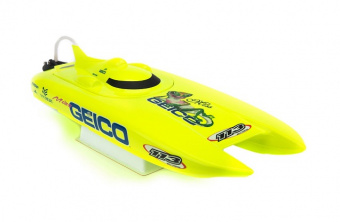 Радиоуправляемый катамаран ProBoat Miss Geico 17 Brushed RTR