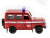 Машина ''АВТОПАНОРАМА'' инерц. УАЗ-469 (пожарная) 1/50, в/к 12*7*5,5 см