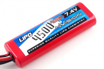Li-Po 7.4V(2s) 4500mah 45C HardCase Tamiya plug