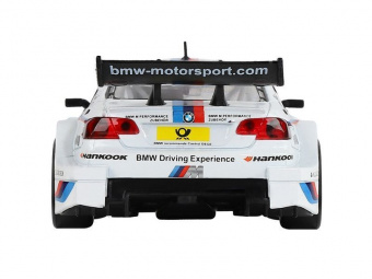 Машина ''АВТОПАНОРАМА'' BMW M3 DTM, белый, 1/32, свет, звук, инерция, в/к 17,5*13,5*9 см