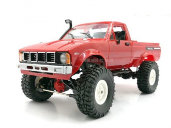 Радиоуправляемая машина WPL пикап Hilux (белый) 4WD 2.4G 1/16 KIT