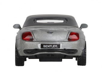 Машина ''АВТОПАНОРАМА'' Bentley Supersport ISR серый, 1/43, инерция, в/к 17,5*12,5*6,5 см