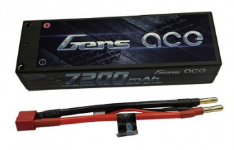 Аккумулятор Gens Ace Li-Po 7.4V 7200мАч 70C Pro Racing 2S1P